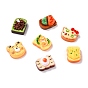 Resin Decoden Cabochons, Imitation Food, Mixed Shapes