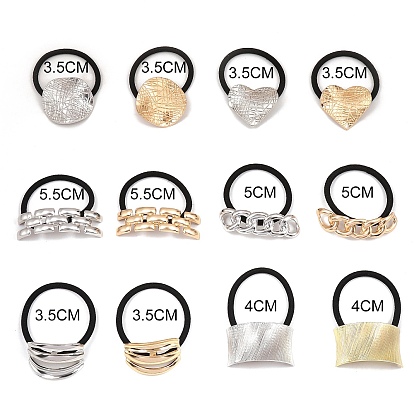 Веревка из сплава волос, металлические резинки для волос, для женщин девушек