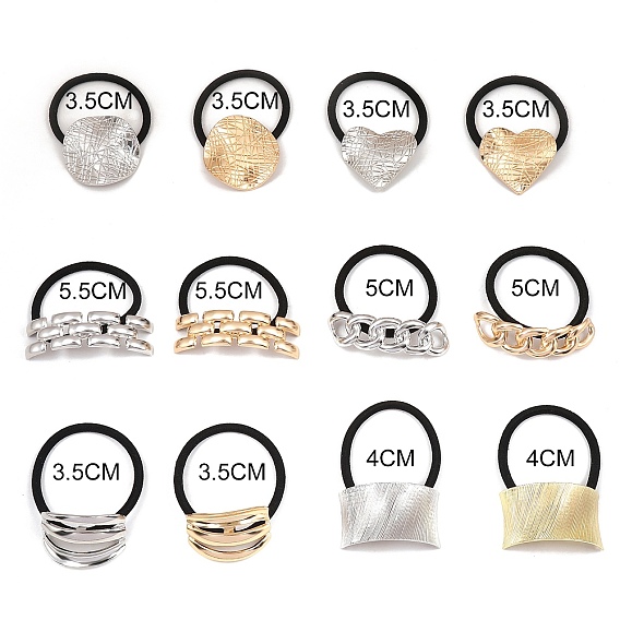 Веревка из сплава волос, металлические резинки для волос, для женщин девушек