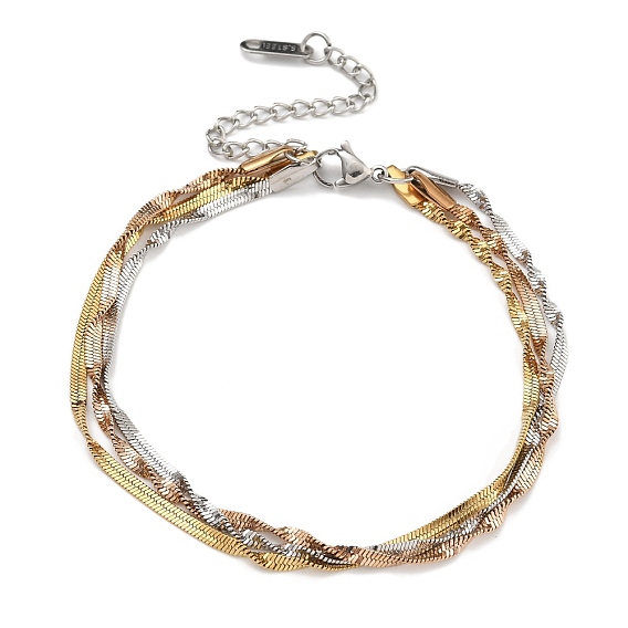 304 из нержавеющей стали цепи браслеты елочка