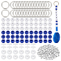 DIY Graduation Season-themed Keychain Making Kit, Including Iron Split Key Rings, Plastic Snap Fasteners, Raincoat Snap Buttons, Acrylic Letter Beads, Polyester Ribbon, Plastic Beads