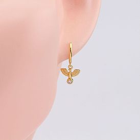 925 Silver Bird Earrings - Fashionable and Minimalist Ear Drops