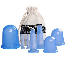 Silicone Cupping Therapy Set, Massage Cups Muscles for Household Physiotherapy and Beauty Supplies