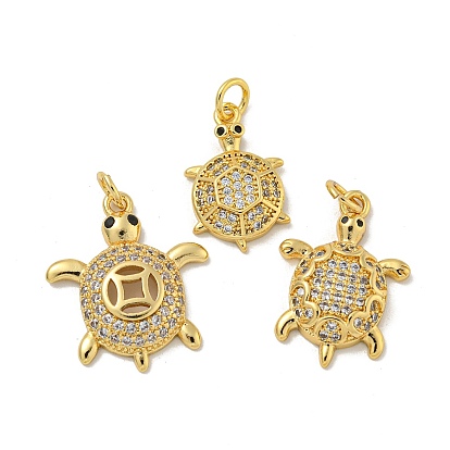 Латунные микро проложить кубического циркония подвески, без кадмия и без свинца, с целью перехода в кольце, прелести черепахи
