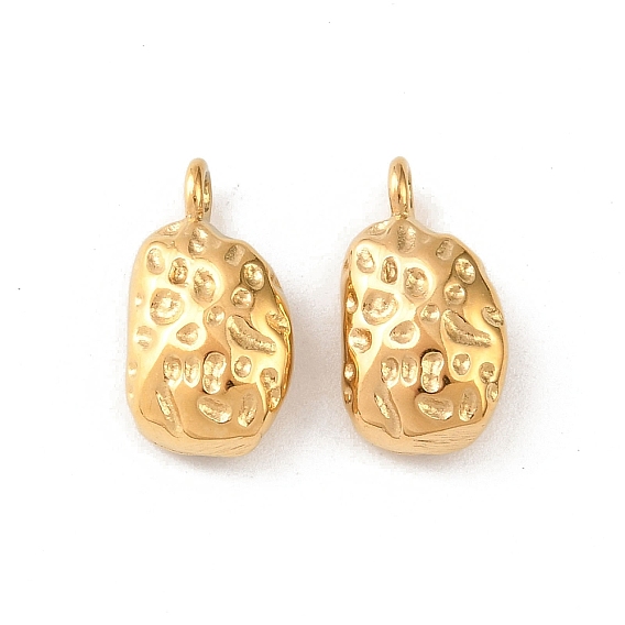 304 подвески-самородки из нержавеющей стали, ионное покрытие (ip)