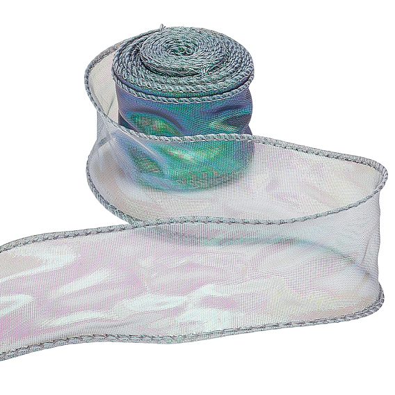 Полиэстеровая переливающаяся лента, декоративная лента для рукоделия