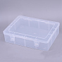 PP Plastic Box, with Flip Cup, Rectangle