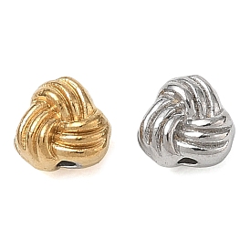 304 Stainless Steel Beads, Triangle Knot