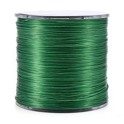 Flat Elastic Crystal String, Elastic Beading Thread, for Stretch Bracelet Making, 0.5mm, about 328.08 yards(300m)/roll