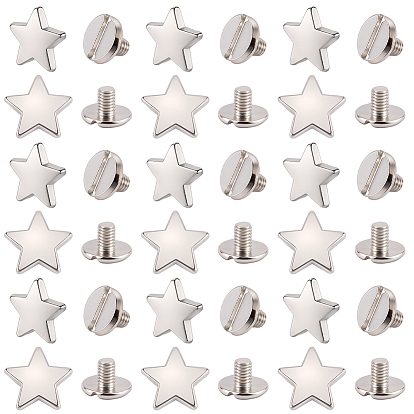 50комплект заклепок из сплава, звезда, для кошелька сумка обувь панк-рок кожаный ремесленный ремень для одежды