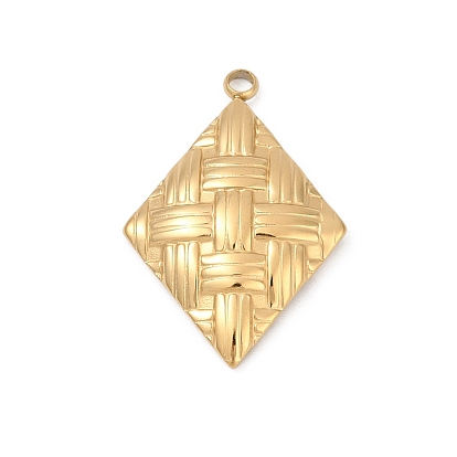 304 подвески из нержавеющей стали, ионное покрытие (ip), ромбовидный шарм