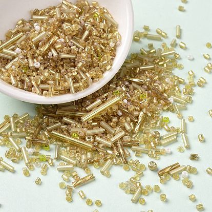 Непрозрачные и прозрачные стеклянные бусины, круглое отверстие, круглый и колонки