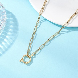 4мм 304 цепочки-скрепки из нержавеющей стали с застежками-пружинными кольцами