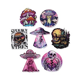 Halloween Theme Opaque Acrylic Pendants