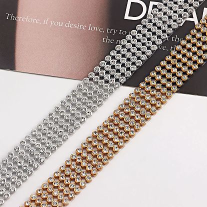 Sparkling Multi-layered Diamond Choker Necklace for Nightlife Glamour