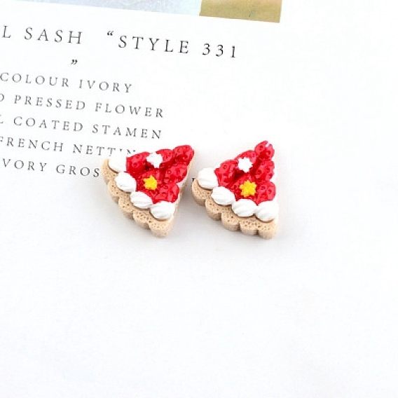Triangle Cake Resin Decoden Cabochons, Imitation Food