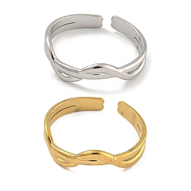 304 Stainless Steel Open Cuff Ring for Women