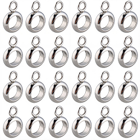 100шт 201 дужки из нержавеющей стали, петля под залог, кольцо под залог бисер