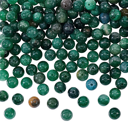 2 нити натуральные фукситы бусины нити, круглые