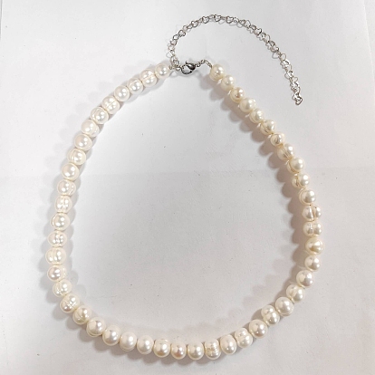 Natural Pearl Beaded Necklaces