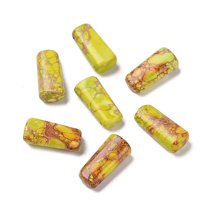 Natural Imperial Jasper, Dyed, Trapezoid Charm