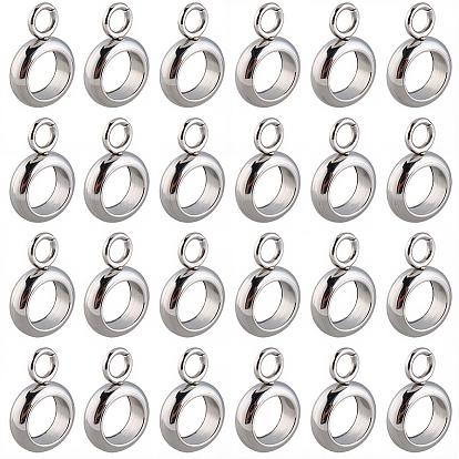 100шт 201 дужки из нержавеющей стали, петля под залог, кольцо под залог бисер