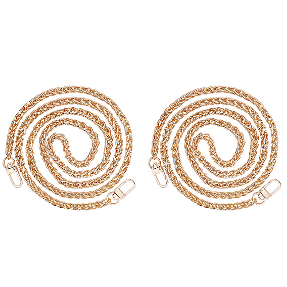 Цепные ремни, с алюминиевыми веревочными цепями и поворотными застежками из сплава