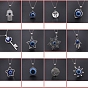 Alloy Evil Eye Pendant Necklaces