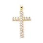 Латунные микро проложить кубического циркония подвески, крестик, стойки покрытие, без кадмия и без свинца, долговечный
