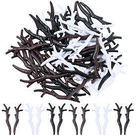 30 пары 3 цвета пластиковый снеговик рука ветка рог, Рождественские украшения своими руками, аксессуары для рукоделия