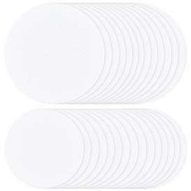 100 шт. 2 стили листы пергаментной бумаги, устойчивой к маслу, для кухонных принадлежностей для выпечки, плоско-круглые