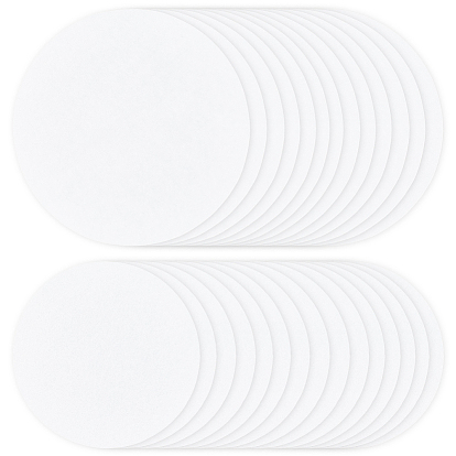 100 шт. 2 стили листы пергаментной бумаги, устойчивой к маслу, для кухонных принадлежностей для выпечки, плоско-круглые