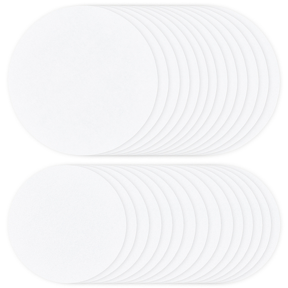 100 шт. 2 стили листы пергаментной бумаги, устойчивой к маслу, для кухонных принадлежностей для выпечки, плоско-круглые