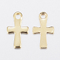 304 Stainless Steel Tiny Cross Charms