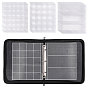 PU Leather Holder Album, Collection Storage, with Iron Binder Rings, for Game Card