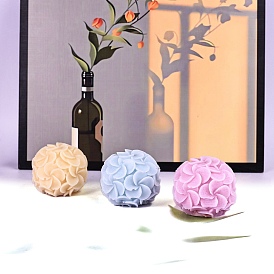 Силиконовые формы, формы для украшения, формы для литья гипсовой смолы, круглая с цветком