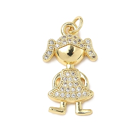 Латунные микро проложить кубического циркония подвески, без кадмия и без свинца, девушка, с целью перехода в кольце