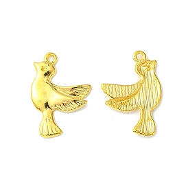 Alloy Pendants, Lead Free and Cadmium Free, Bird, about 22mm long, 15mm wide, 3mm thick, hole: 1.5mm