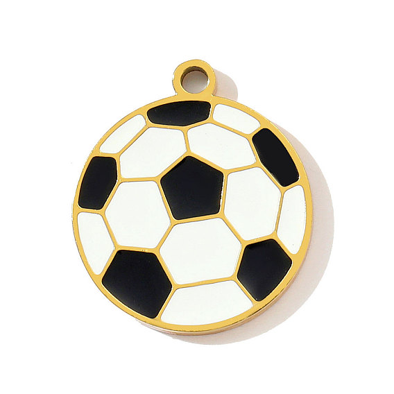 304 нержавеющей стальной эмали подвески, прелести футбола, ионное покрытие (ip)