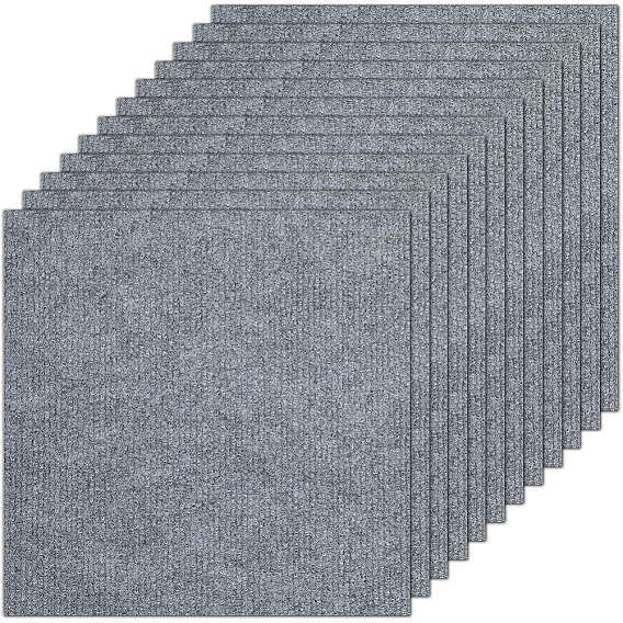 12шт. квадратная самоклеящаяся полиэфирная лента для ковров, нескользящий ковер для гостиной, спальни