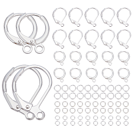 Наборы для изготовления ювелирных изделий своими руками, включая латунную фурнитуру для сережек и латунные открытые соединительные кольца