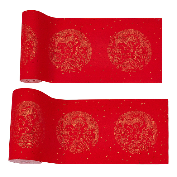 2 рулоны 2 стили рукописный весенний фестиваль двустишие рулон бумаги