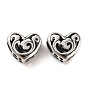 316 бусины из хирургической нержавеющей стали, сердце