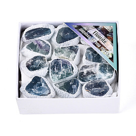 Природный драгоценный камень, жеода, рог изобилия, образец минерала, кластер необработанных кристаллов, Целебный кристалл в подарок для домашнего декора, с бумажной коробкой