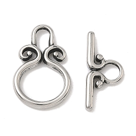 316 застежки-тогглы из хирургической нержавеющей стали, ручная полировка, кольцо