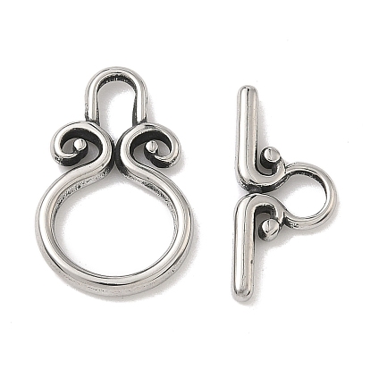 316 застежки-тогглы из хирургической нержавеющей стали, ручная полировка, кольцо