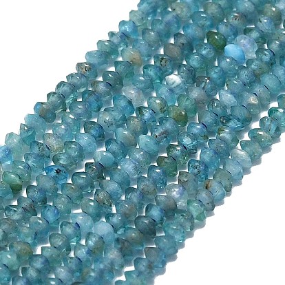 Perles naturelles apatite brins, facette, rondelle, perles de soucoupe