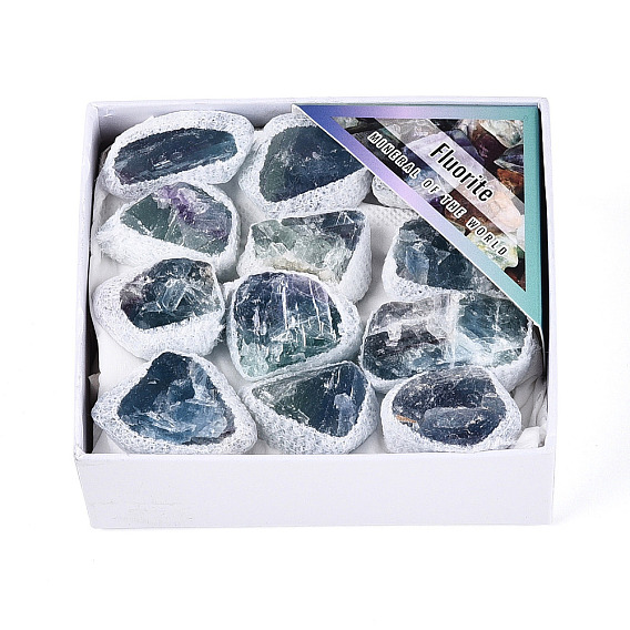 Природный драгоценный камень, жеода, рог изобилия, образец минерала, кластер необработанных кристаллов, Целебный кристалл в подарок для домашнего декора, с бумажной коробкой