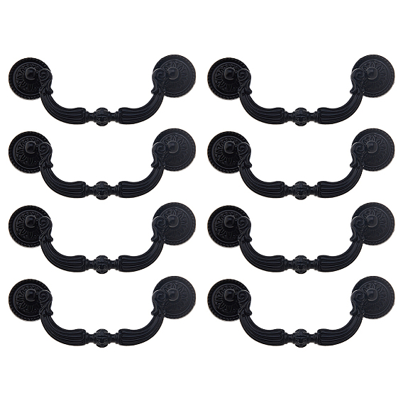 8 ручки для ящиков из цинкового сплава, ручки шкафа, аксессуары для дверных ручек, с железным винтом