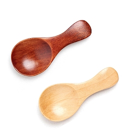 Wooden Teaspoon, Small Soup Spoon, for Coffee Tea Jam Bath Salts